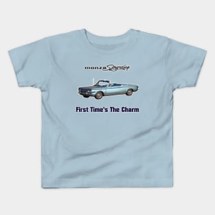 Corvair Monza Spyder - First Time's The Charm - Early Model Kids T-Shirt